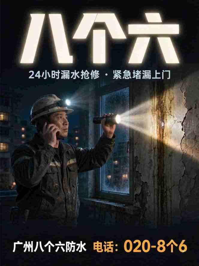 广州八个六防水补漏真实施工图
