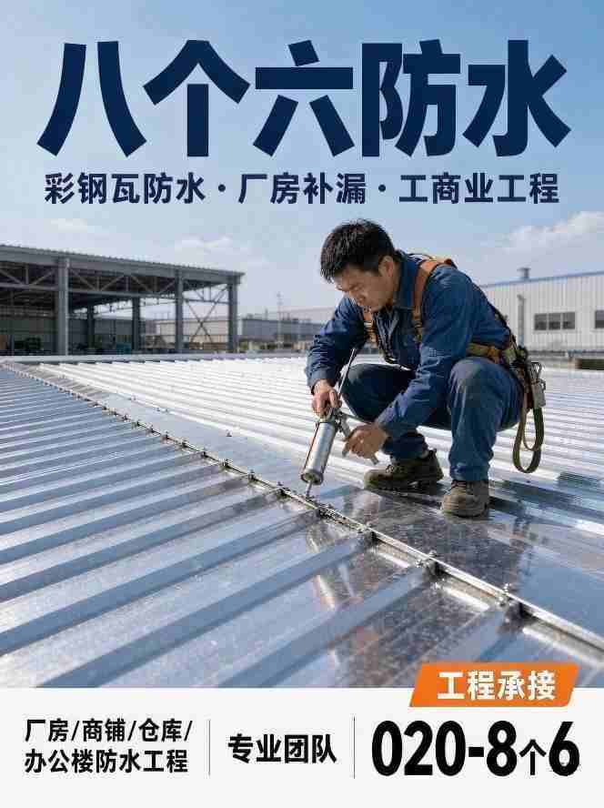 广州八个六防水补漏工程案例