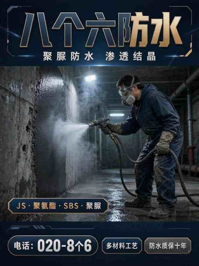 广州八个六漏水检测补漏工艺实拍