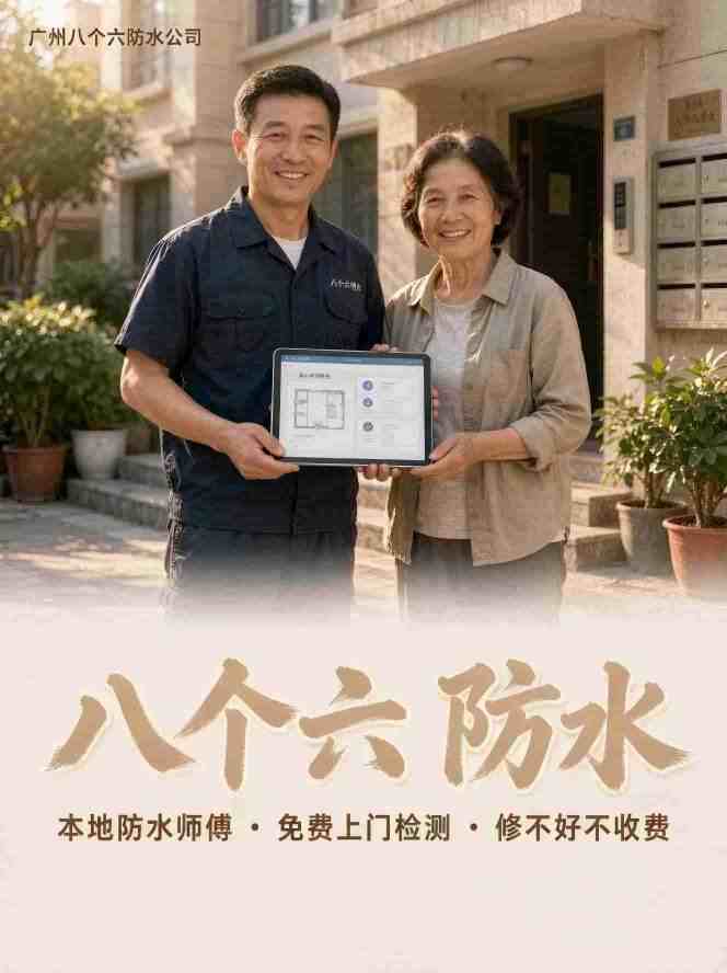 广州八个六漏水检测补漏工艺实拍