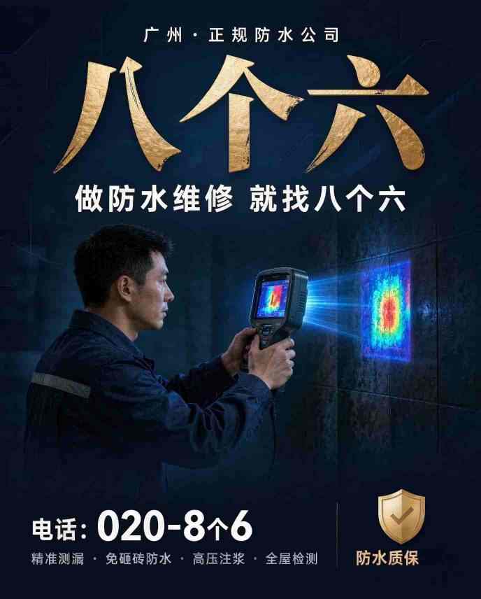 广州八个六专业防水维修现场