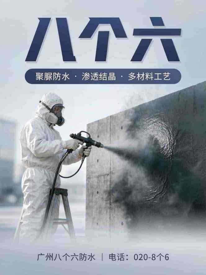 广州八个六防水补漏真实施工图