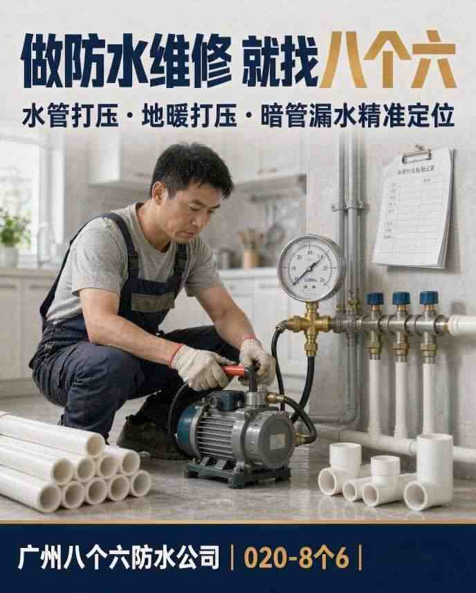 广州八个六防水补漏工程案例