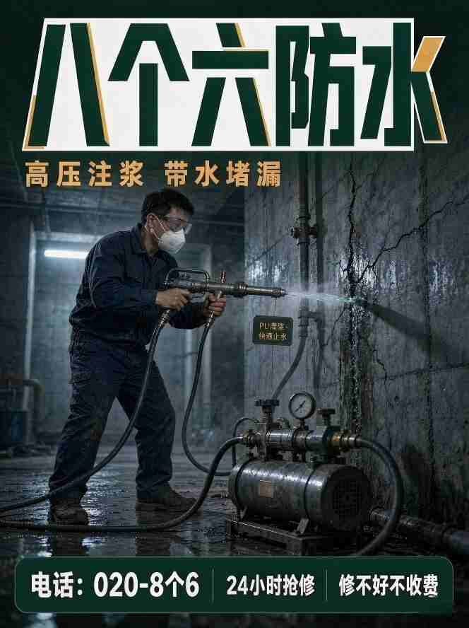 广州八个六防水补漏真实施工-厂房彩钢瓦防水现场