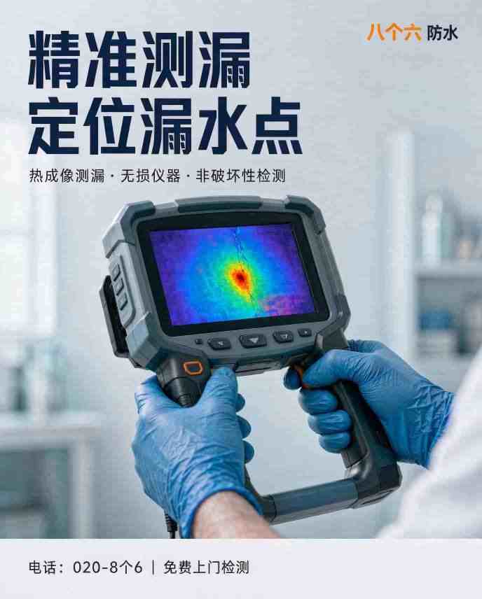 广州八个六漏水检测补漏工艺实拍