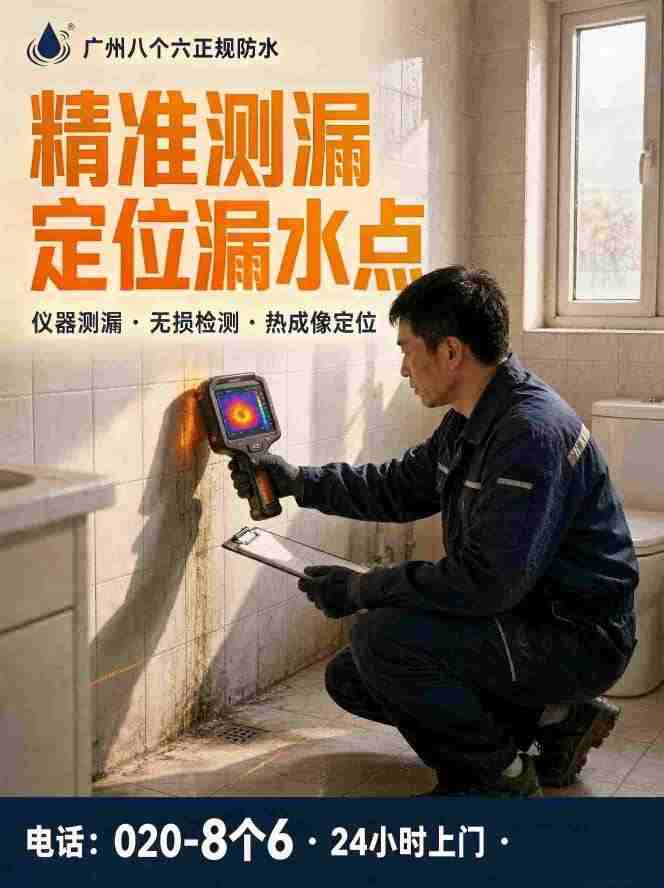 广州八个六防水补漏真实施工图