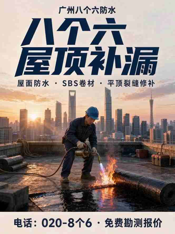 广州八个六专业防水维修现场