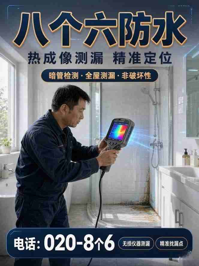 广州八个六专业防水维修现场