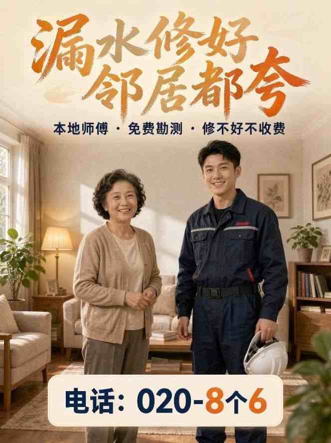 广州八个六漏水检测补漏工艺实拍