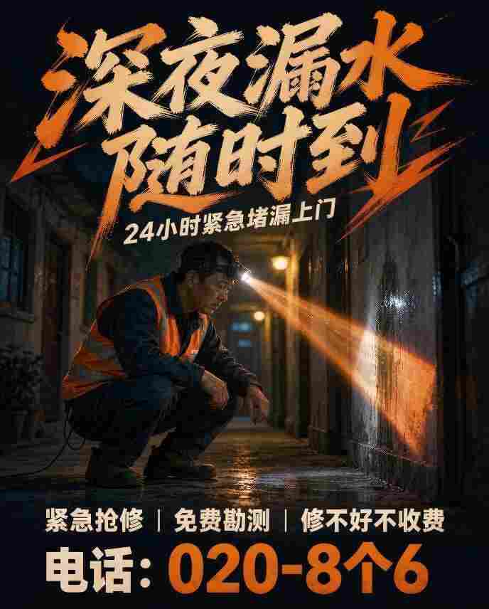 广州八个六防水补漏工程案例