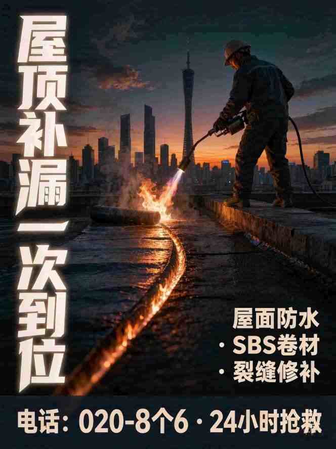 广州八个六专业防水维修现场