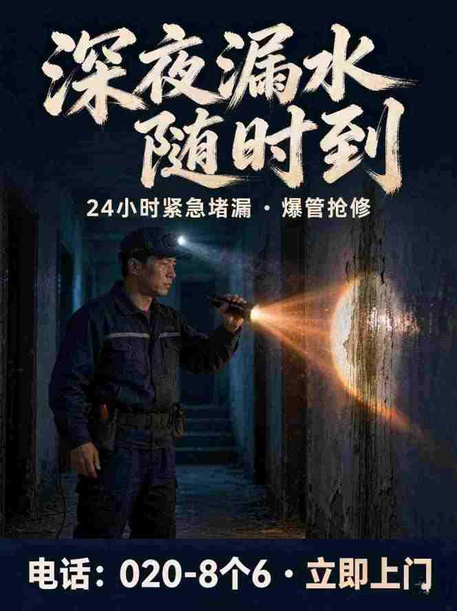 广州八个六专业防水维修现场