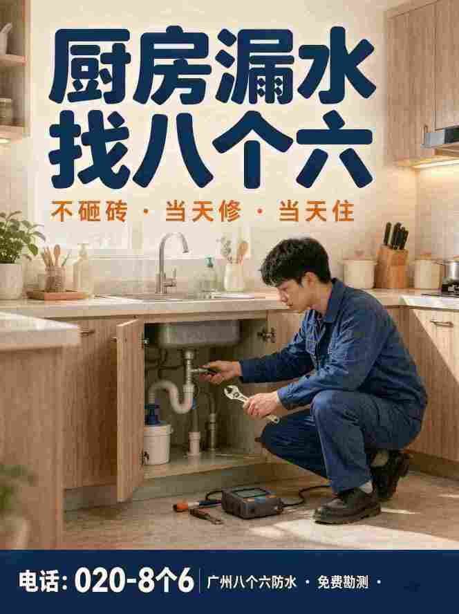 广州八个六防水补漏工程案例