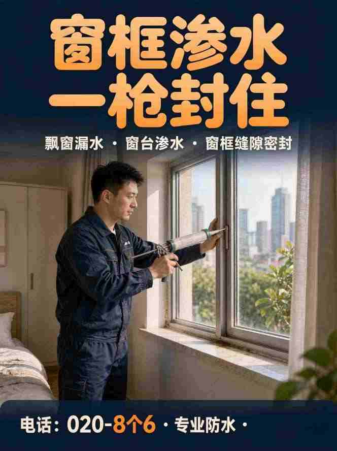 广州八个六防水补漏工程案例