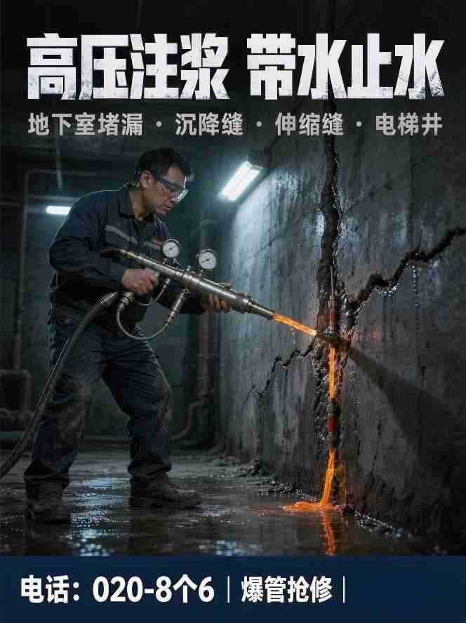 广州八个六专业防水维修现场