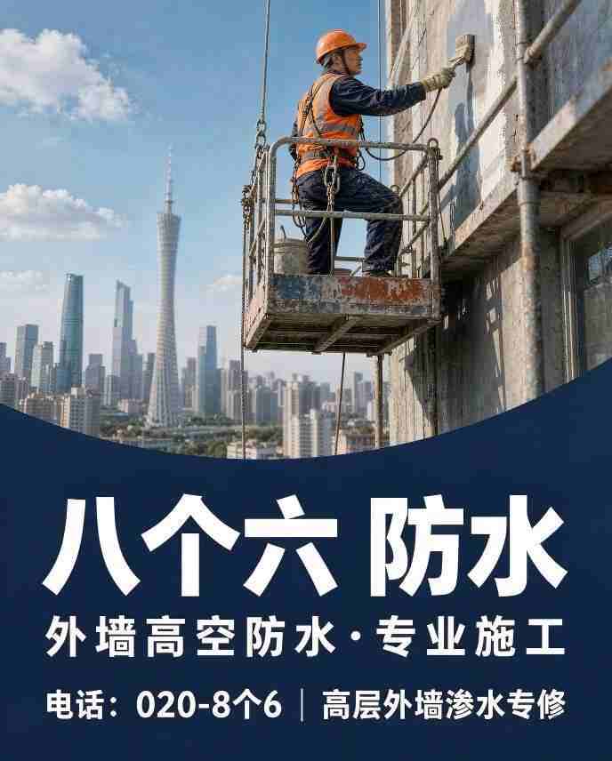 广州八个六防水补漏真实施工图