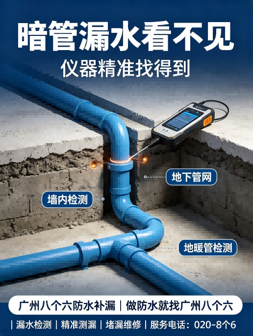 广州花都区雨水管漏水维修真实施工现场