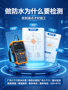 广州八个六商铺门面堵漏维修工程案例