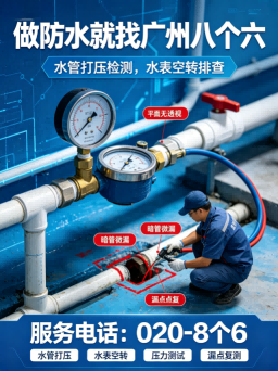 广州八个六家庭查漏定位服务施工与验收