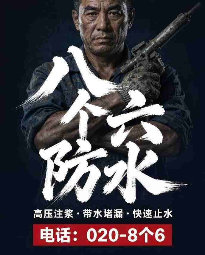 广州八个六防水补漏真实施工-暗管漏水检测现场
