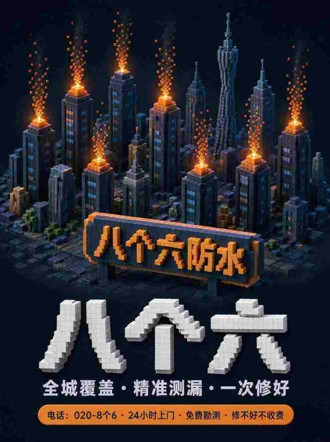 广州八个六防水补漏工程案例