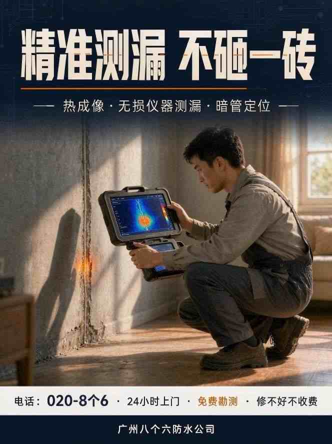 广州八个六防水补漏真实施工图