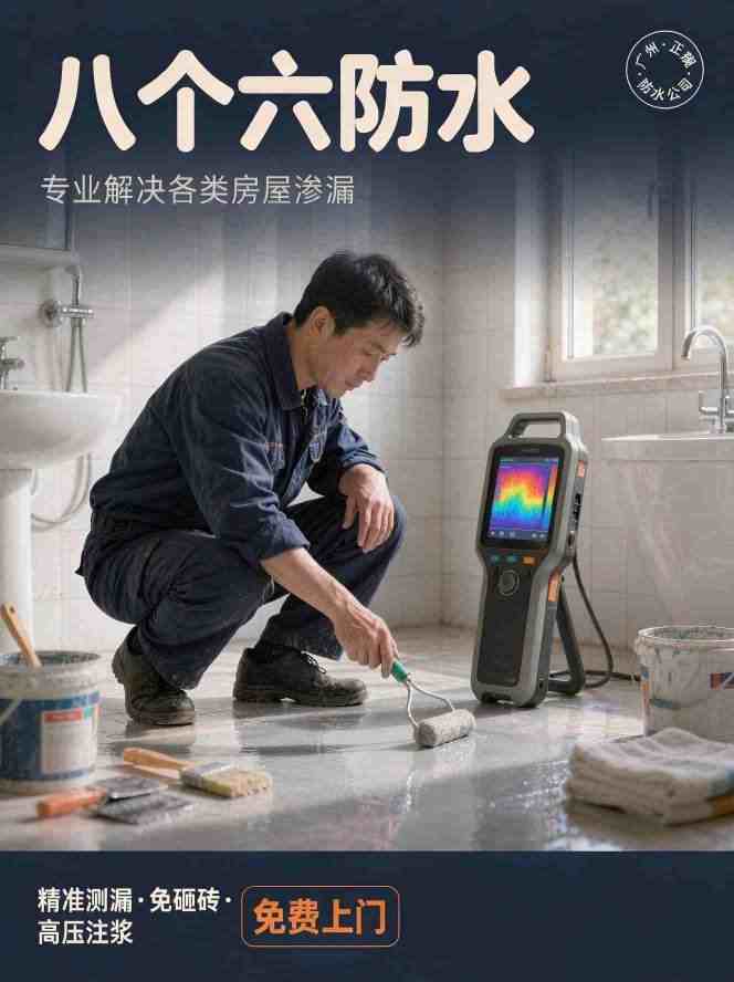 广州八个六专业防水维修现场