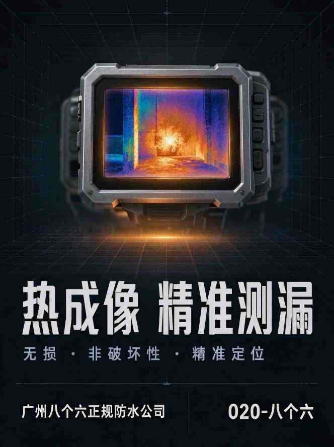 广州八个六漏水检测补漏工艺实拍