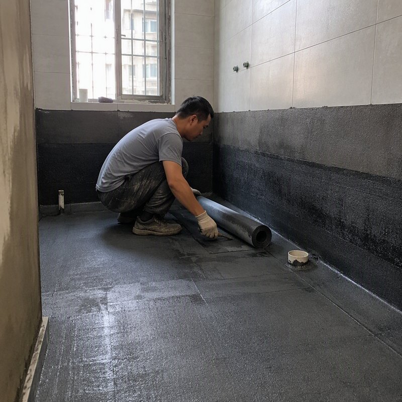 防水补漏施工流程展示